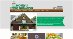 Desktop Screenshot of moreysfamilyrestaurant.com